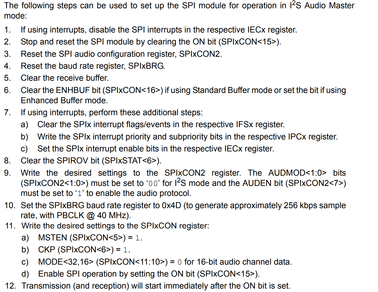 PIC32MZ - Enable Audio Mode