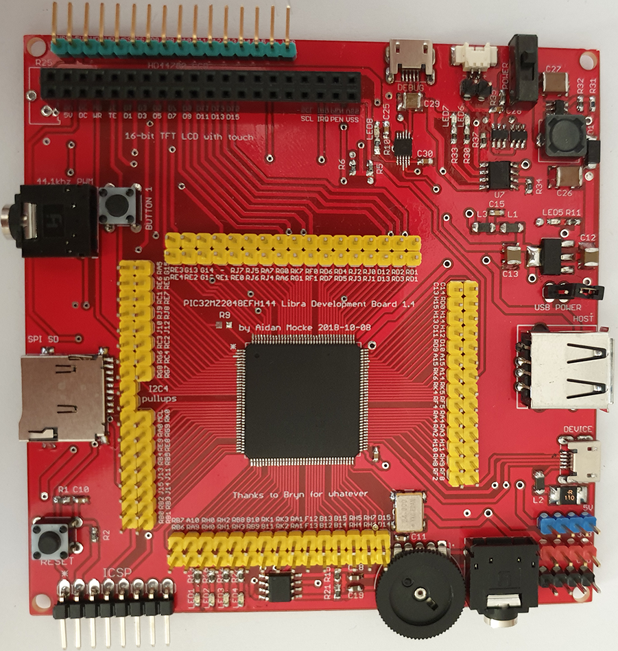 PIC32MZ - Cramming as much as possible onto a 100mm x 100mm PCB